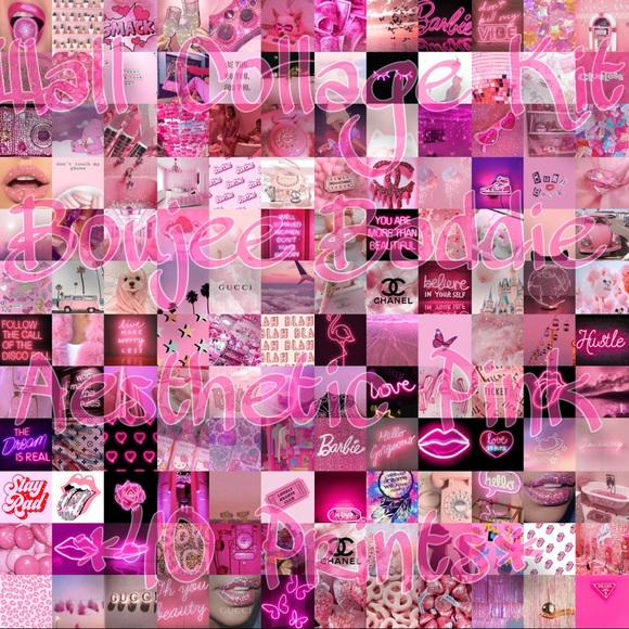 Other Wall Collage Kit 4 Photos Pink Baddie Boujee Poshmark wall collage kit 40 photos pink baddie boujee